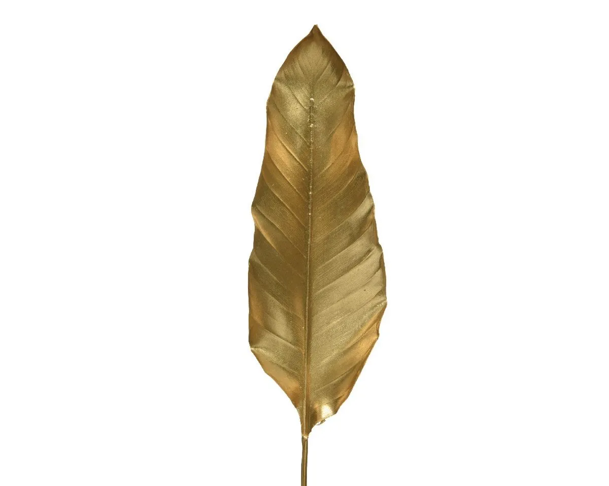 DEKORACIJA ZLAT LIST 97 CM