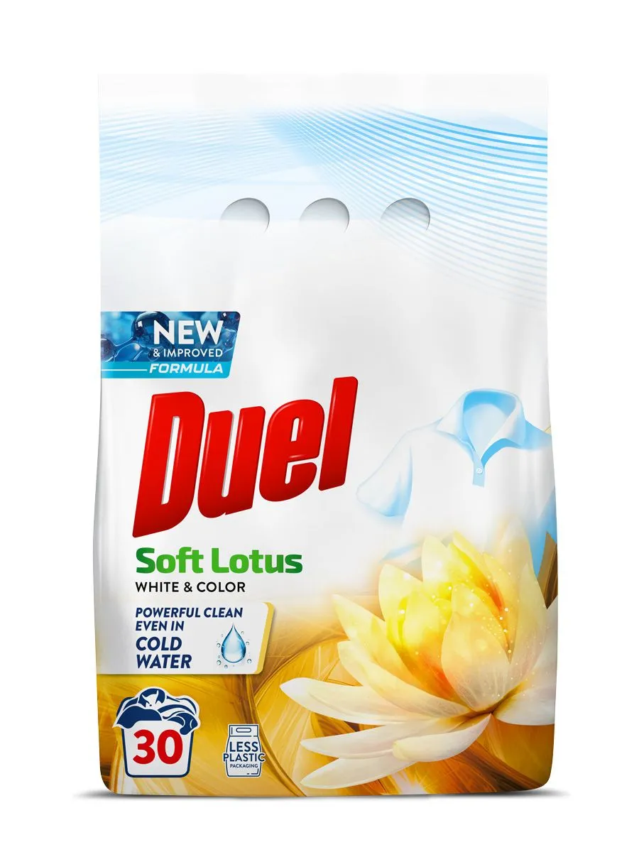 DETERGENT ZA PRANJE DUEL SOFT LOTUS 2.7 KG