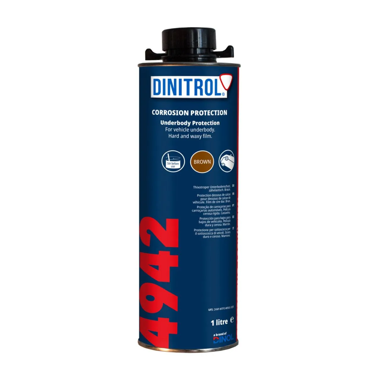 DINITROL 4942 UNTERBODENSCHUTZ 1 LT DOSE BRONZE