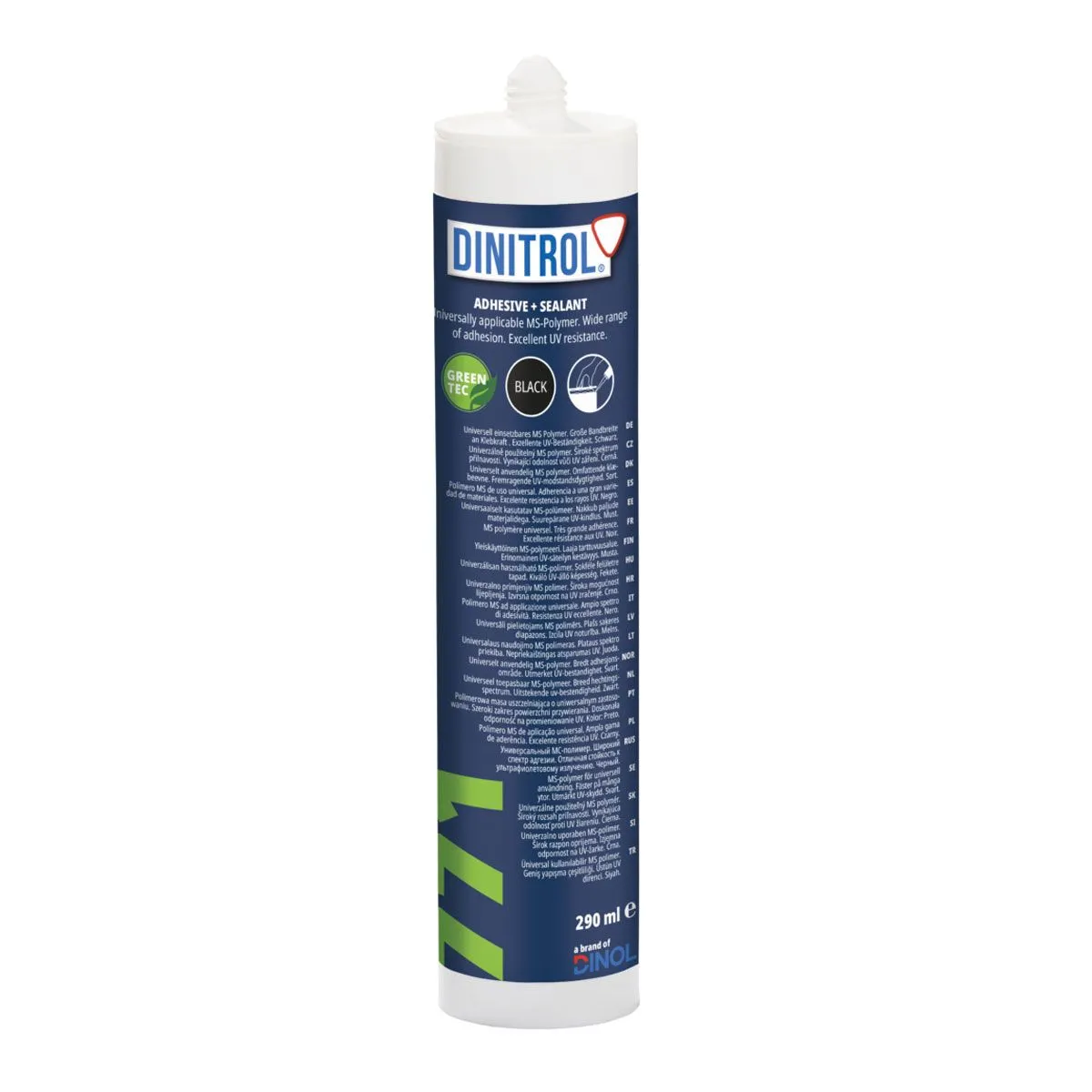 DINITROL 771 MS-POLYMER BLACK 290ML