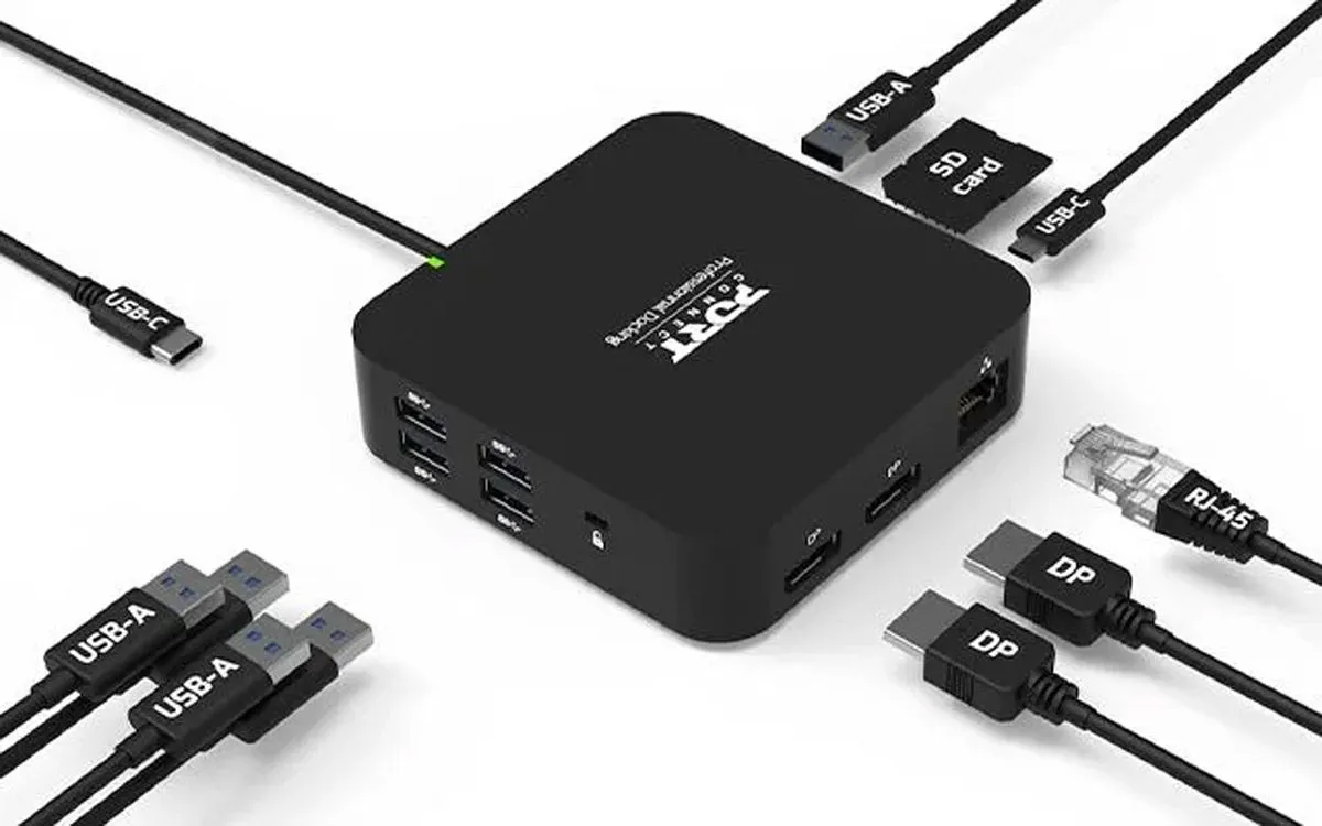 DOCKING STATION PORT TYPE C, POTOVALNI, 2X4K