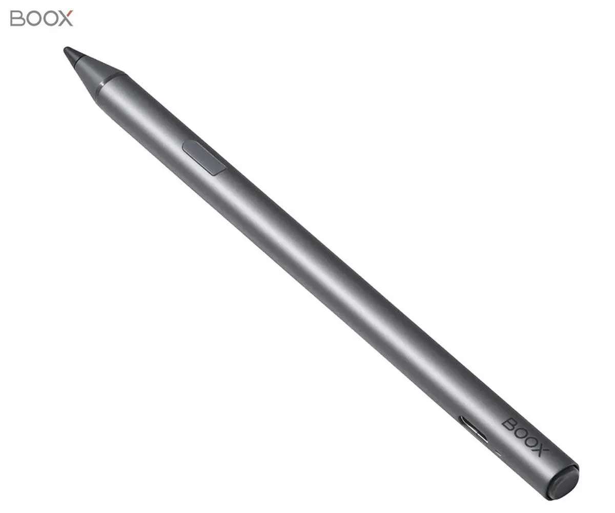 DODATEK ZA E-BRALNIK BOOX INKSENSE STYLUS PISALO, ZA MODEL GO 7  GO COLOR 7 GEN II 4096 NIV. OBČ. GUMB BATERIJA USB-C SIVO