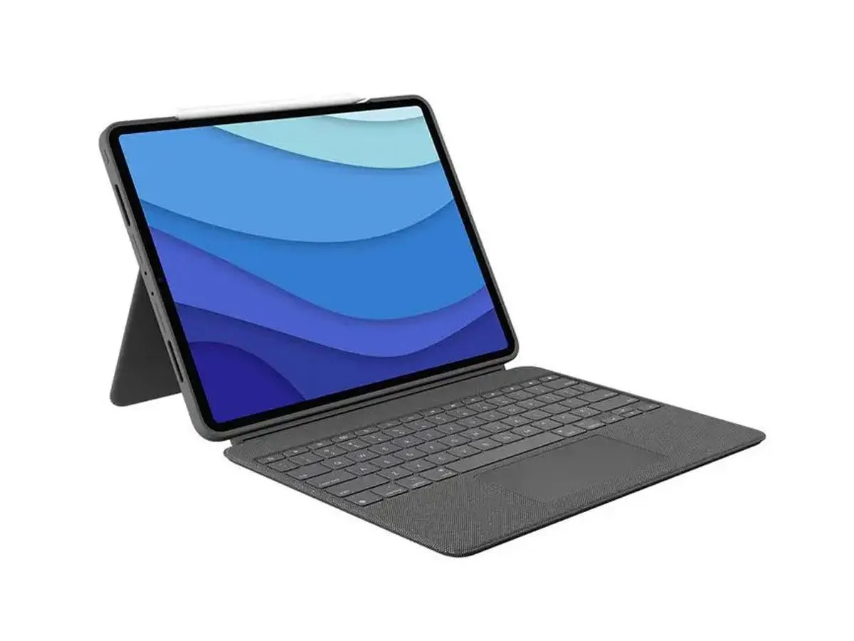 DODATEK ZA TABLIČNI RAČ. LOGITECH COMBO TOUCH (IPAD PRO 12.9), SIV