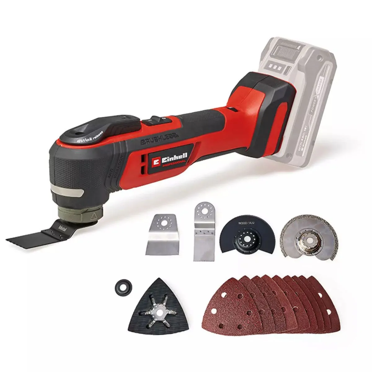 EINHELL PROFESSIONAL AKUMULATORSKO MULTIFUNKCIJSKO ORODJE TP-MG 18 LI BL-SOLO