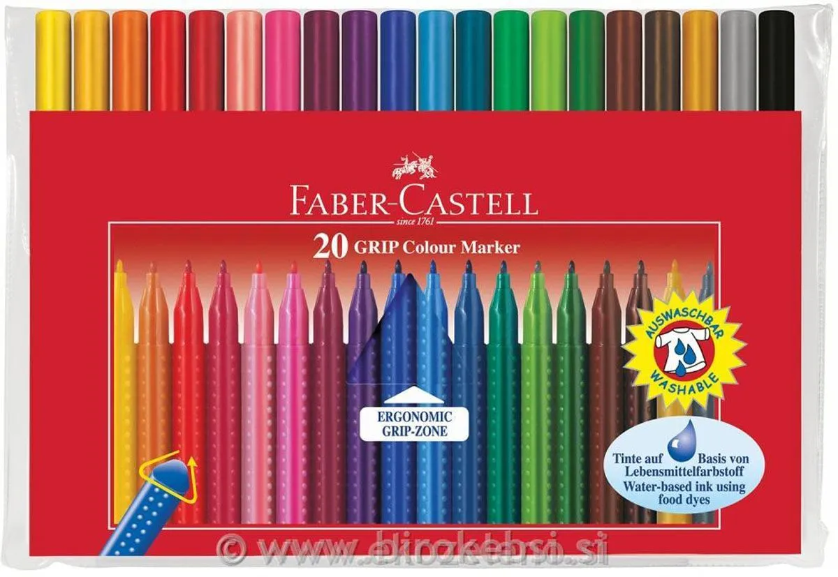 FLOMASTRI FABER CASTEL GRIP 20/1