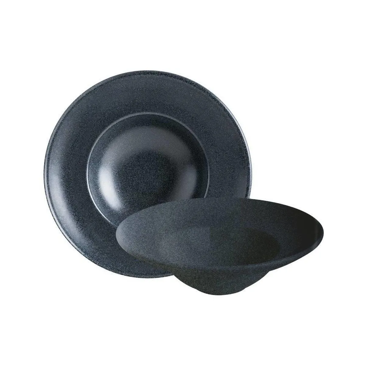 GLOBOKI KROŽNIK BONNA GRAPHITE GOURMET 23CM 6 KOS