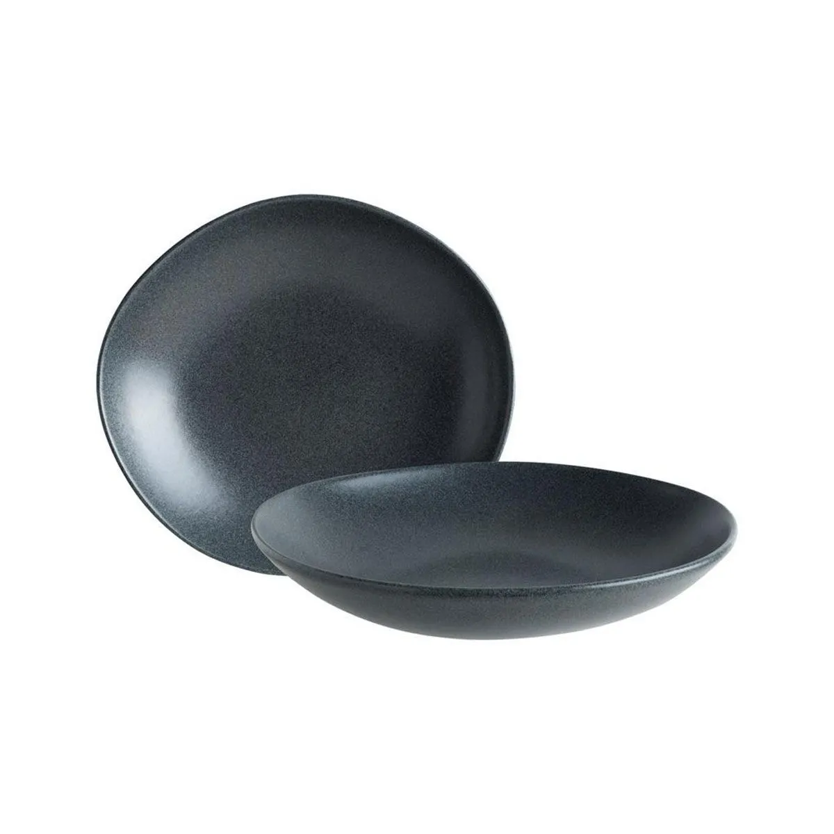 GLOBOKI KROŽNIK BONNA GRAPHITE VAGO 23CM 6 KOS