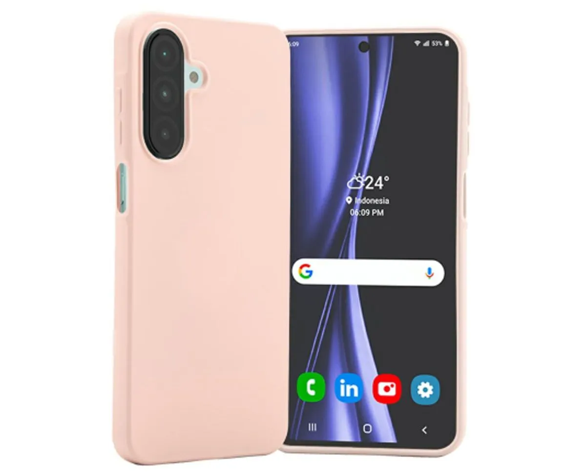 GOOSPERY SOFT FEELING SILIKONSKI OVITEK ZA SAMSUNG GALAXY A56 - BEŽ