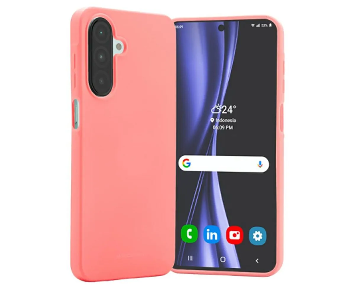 GOOSPERY SOFT FEELING SILIKONSKI OVITEK ZA SAMSUNG GALAXY A56 - ROZA