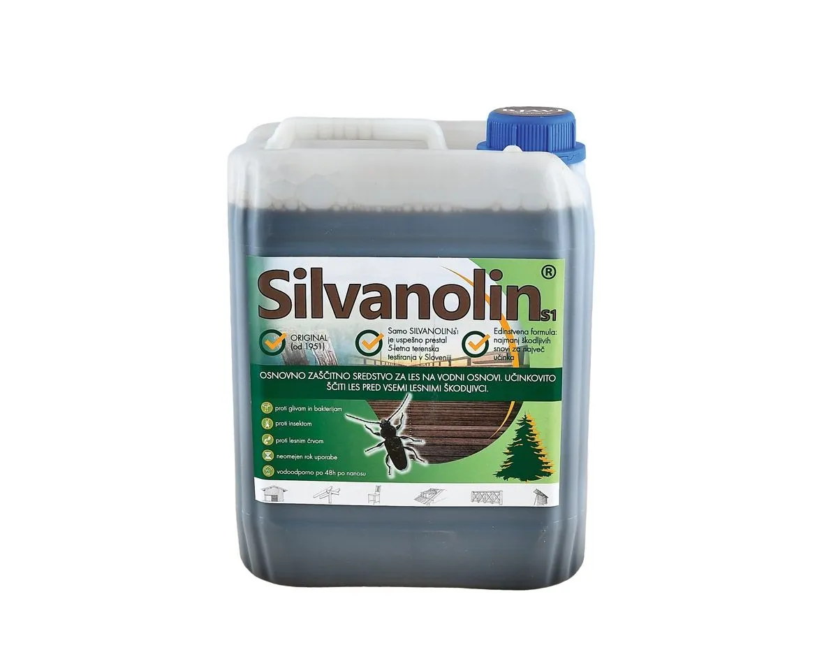 IMPREGNACIJA SILVANOLIN RJAVI 10 KG