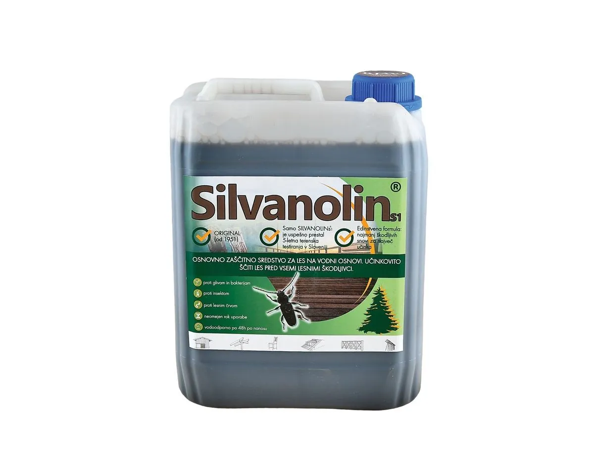 IMPREGNACIJA SILVANOLIN RJAVI 5 KG