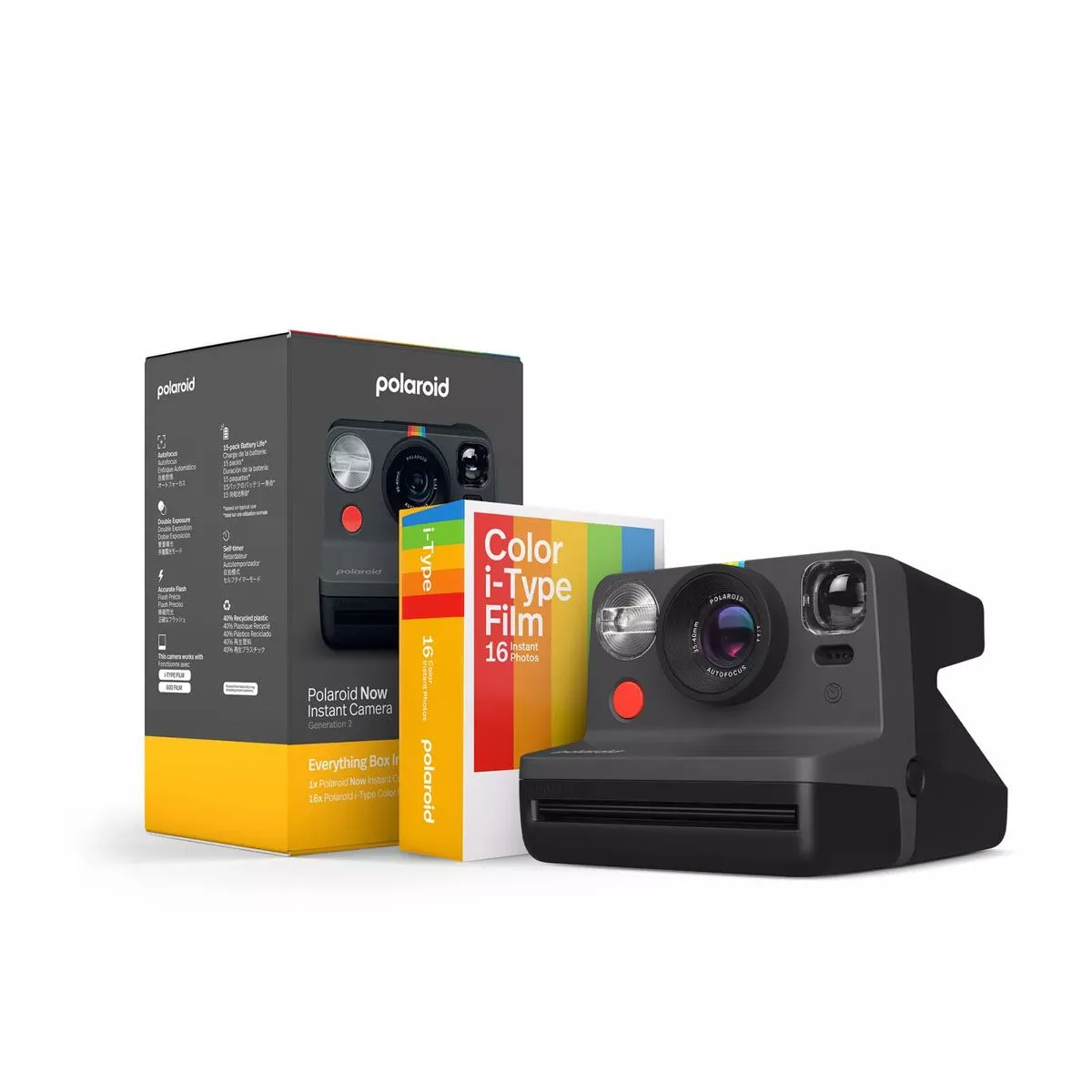 INSTANT  FOTOAPARAT POLAROID NOW EVERYTHING BOX 2 ČRN