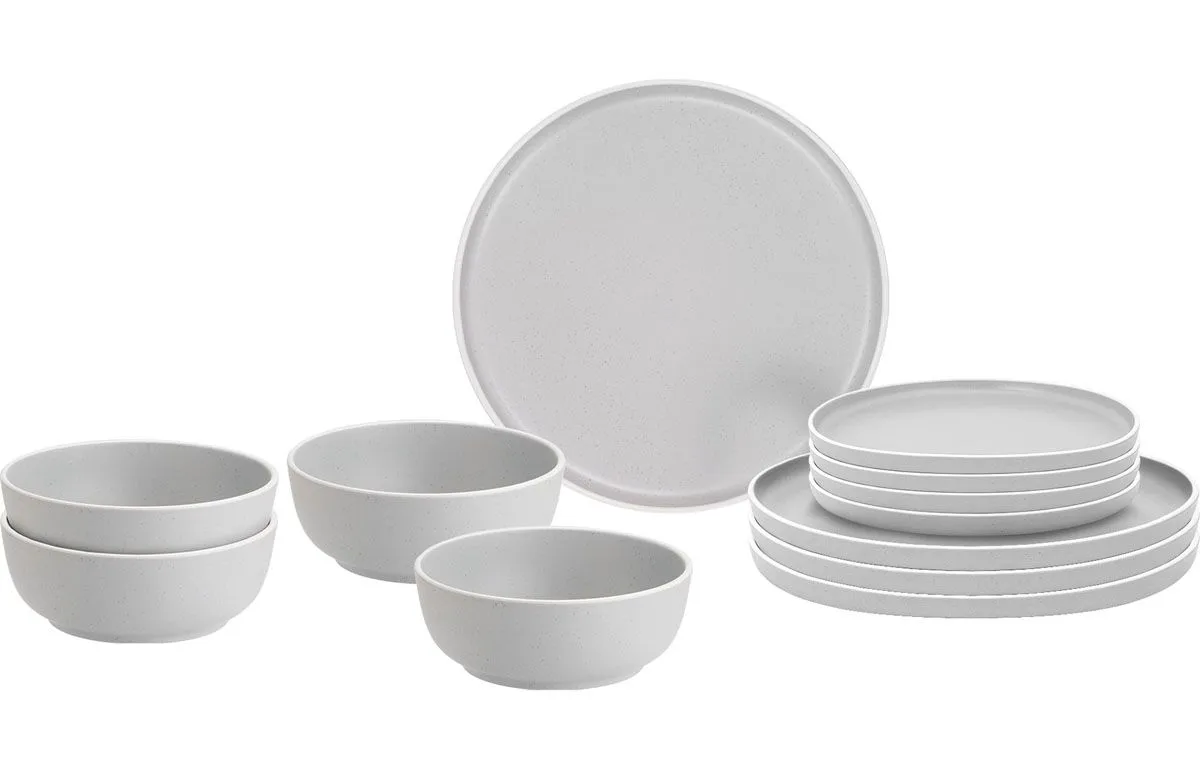 KAMP JEDILNI PRIBOR BRUNNER MELAMINE SET MIDDAY DOLOMIT BELI 12/1