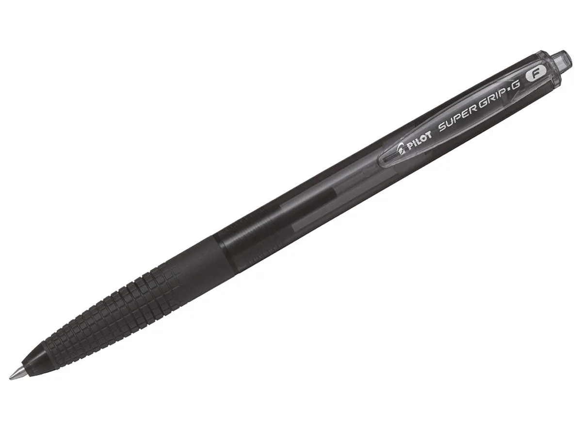 KEMIČNI SVINČNIK PILOT SUPER GRIP G, ČRN
