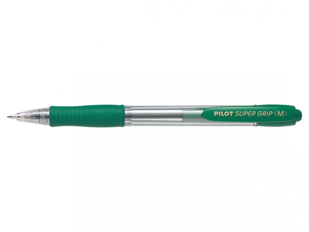 KEMIČNI SVINČNIK PILOT SUPER GRIP ZELEN M