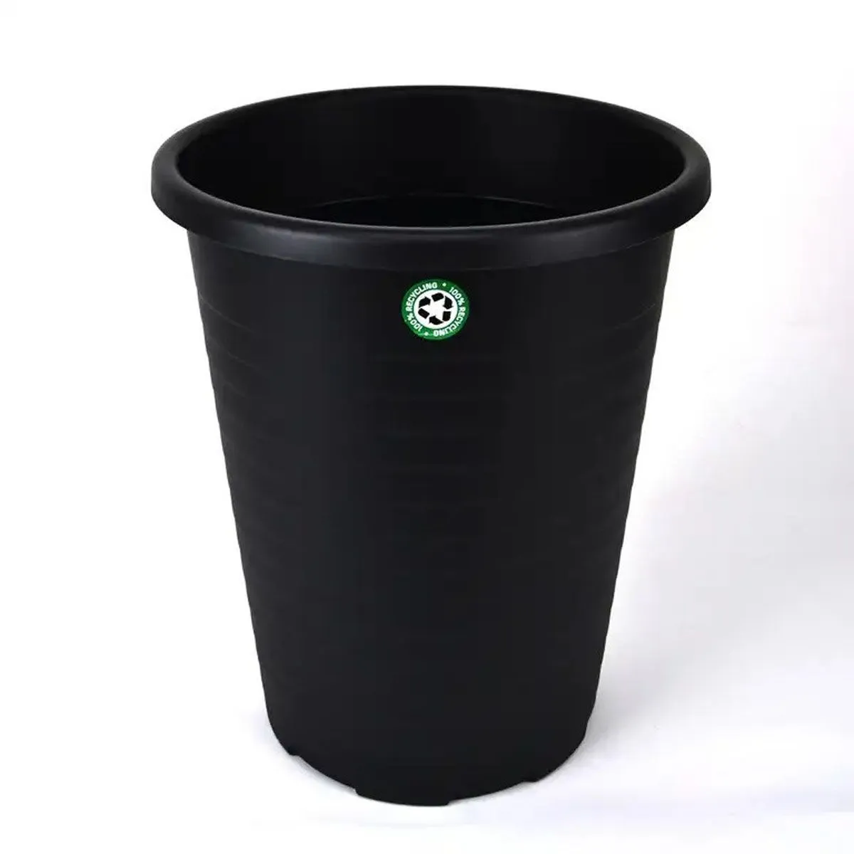 KOŠ ZA SMETI PLA PVC OKROGEL ČRN 15L