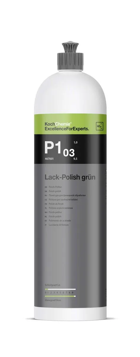 KOCH LACK-POLISH GRÜN P1.03 1000ML