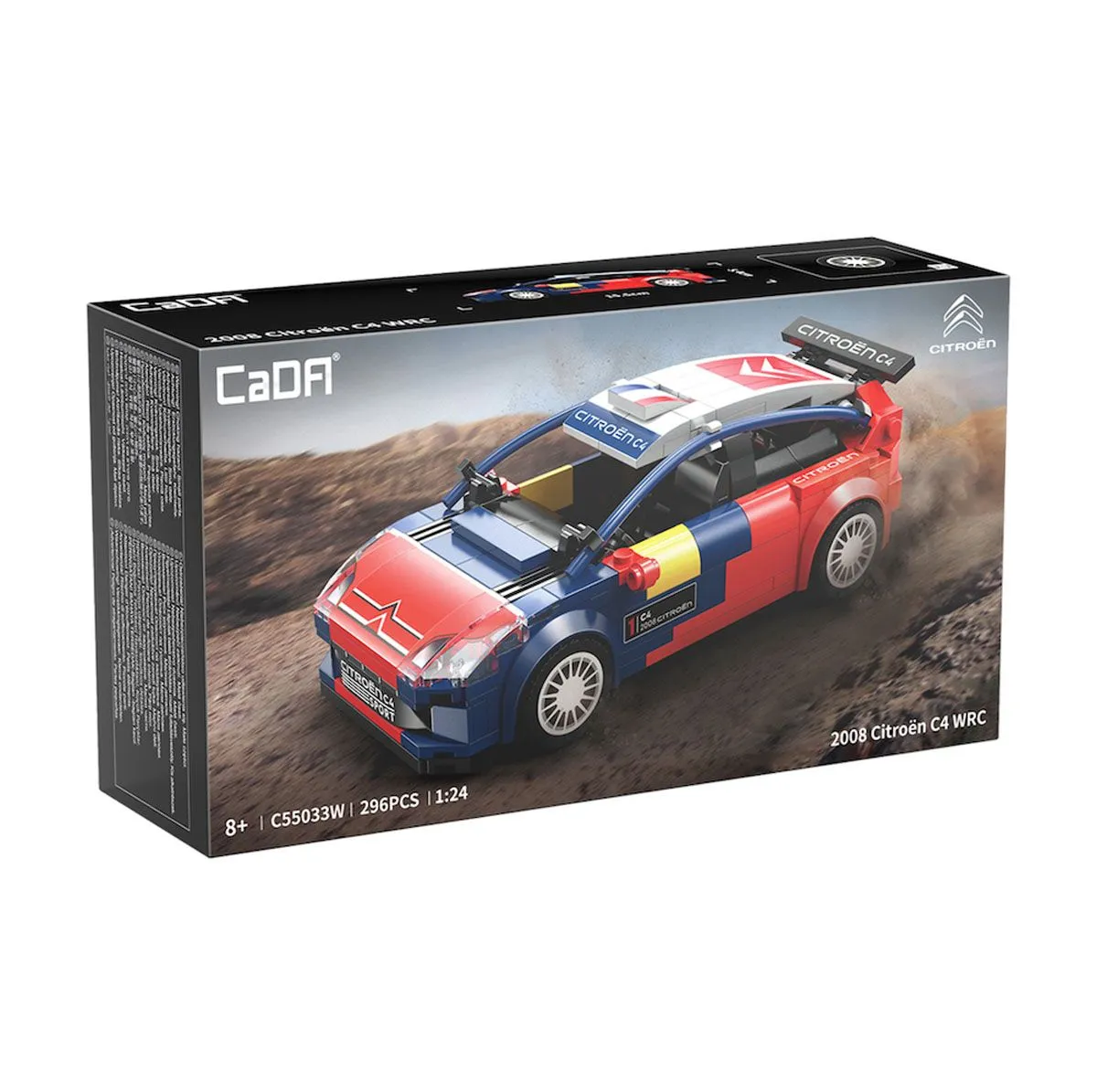 KOCKE CADA BRICKS 2008 CITROEN C4 WRC MINI