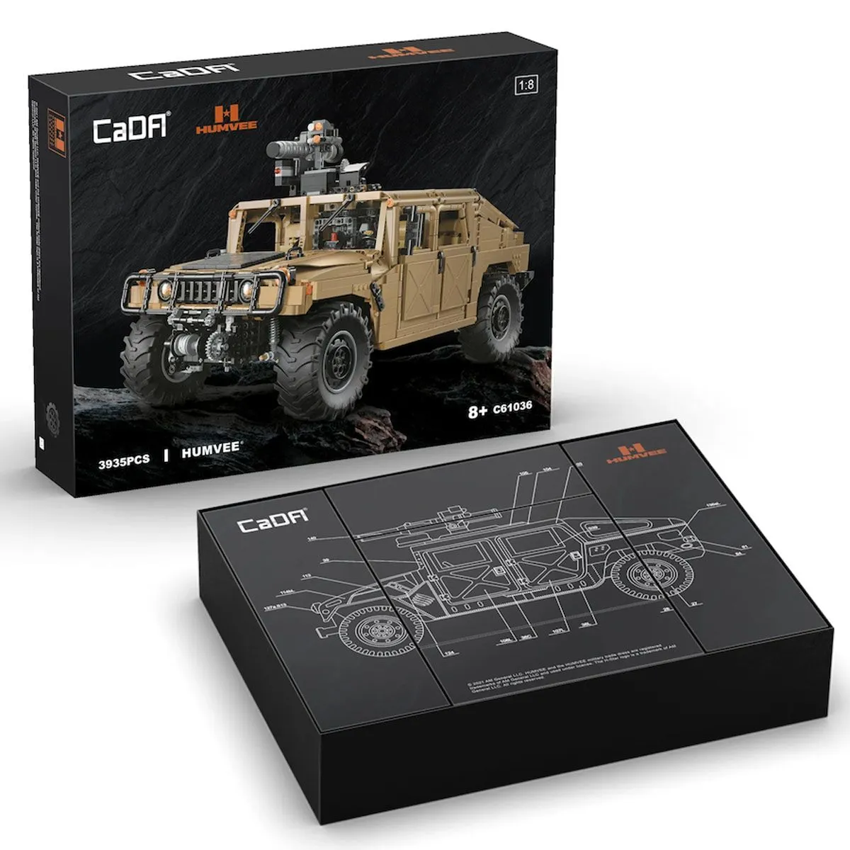 KOCKE CADA BRICKS HUMVEE