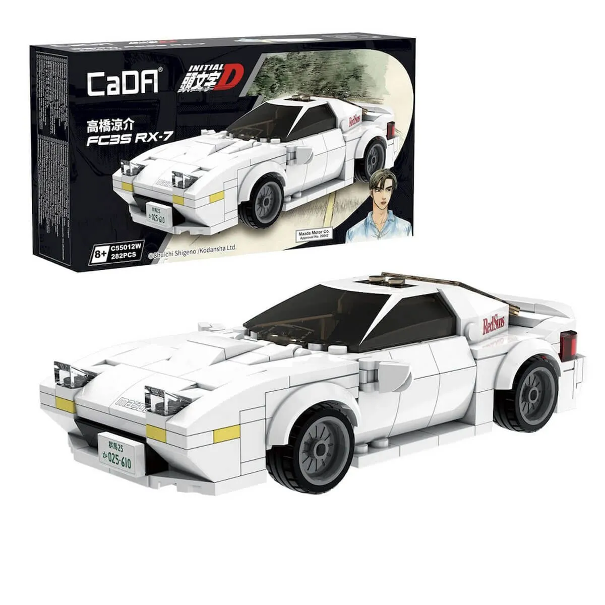 KOCKE CADA BRICKS INITIAL D MAZDA RX-7 FC3S