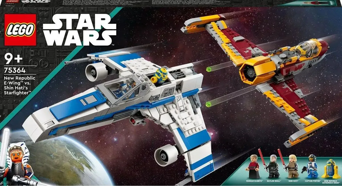 KOCKE LEGO NOVOREPUBLIŠKI E-WING' HATIJINEMU STARFIGHTERJU'