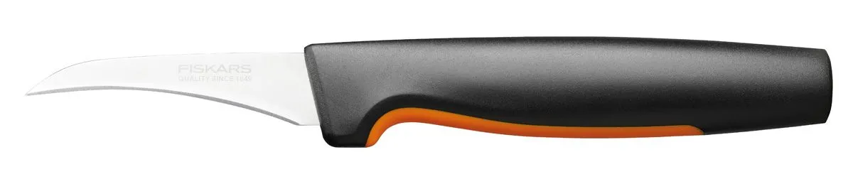 KUHINJSKI NOŽ FISKARS ZA LUPLJENJE UKRIVLJENO REZILO FUNCTIONAL FORM