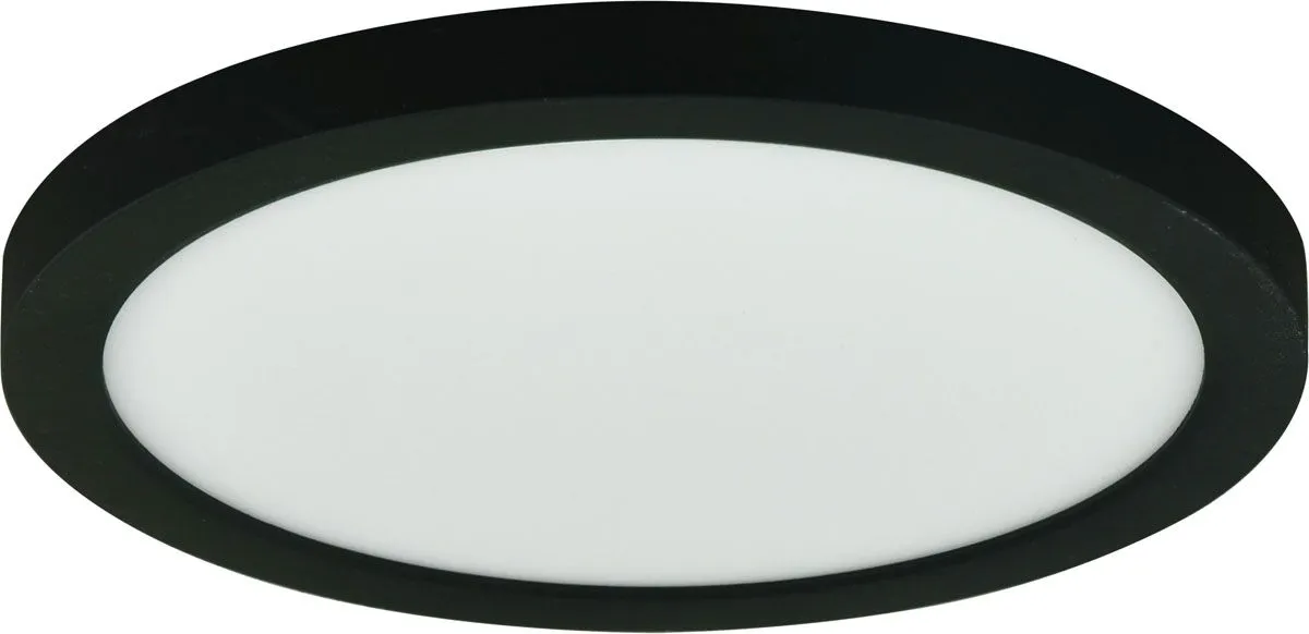 LED PANEL E2 18W CCT MULTIWATT OKROGLI ČRN NADG./VGRAD.