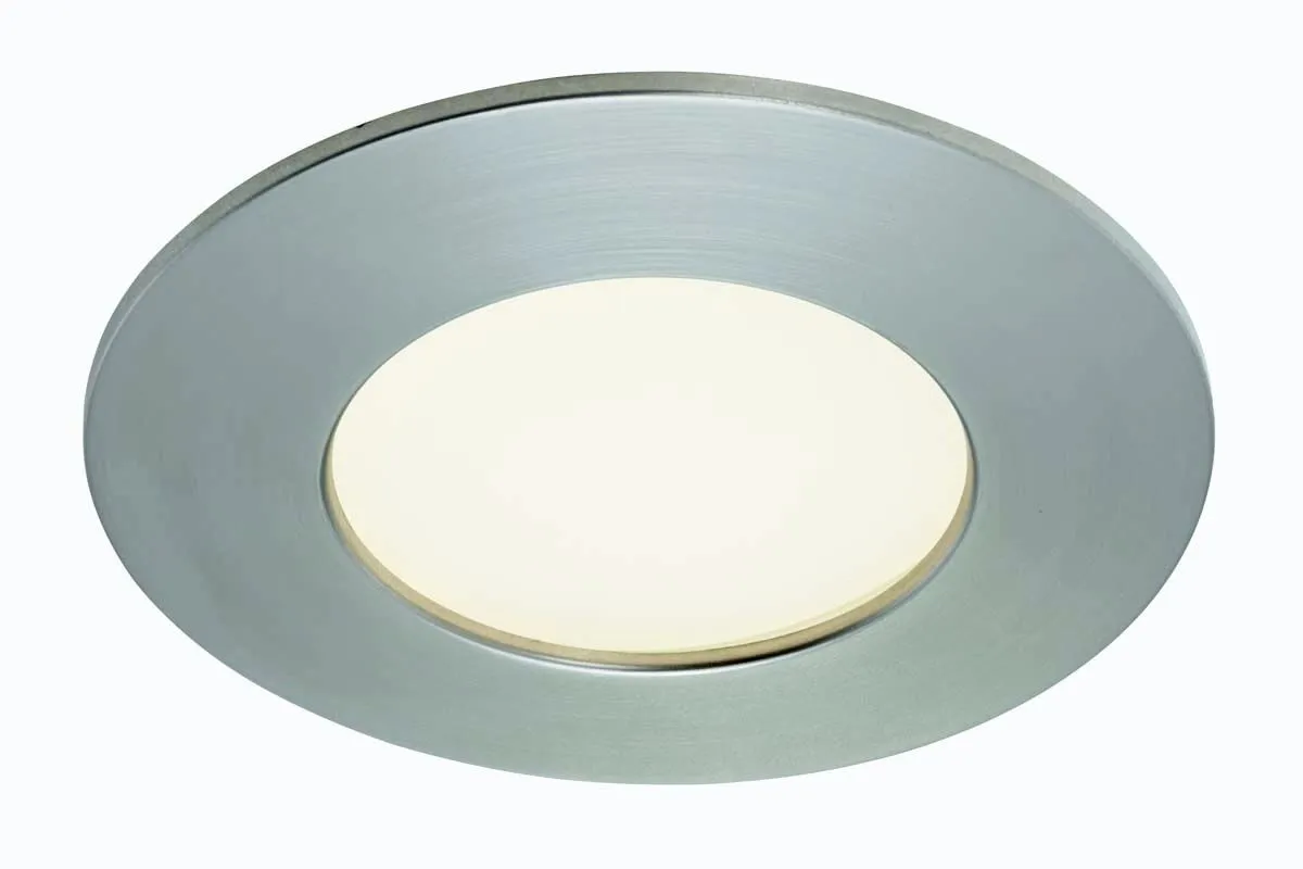 LED PANEL FLAT-IN 5W NW FI 85MM, NIKEL MAT