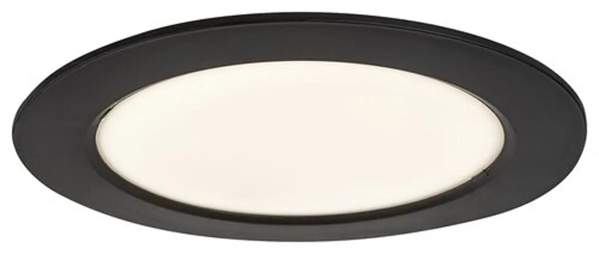 LED PANEL RABALUX SHAUN2 12W 4000K ČRNA OKROGLA
