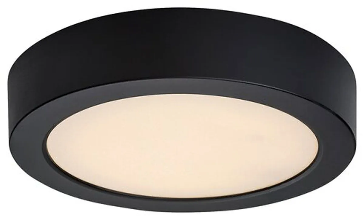 LED PANEL RABALUX SHAUN2 15W 3000K ČRNA OKROGLA