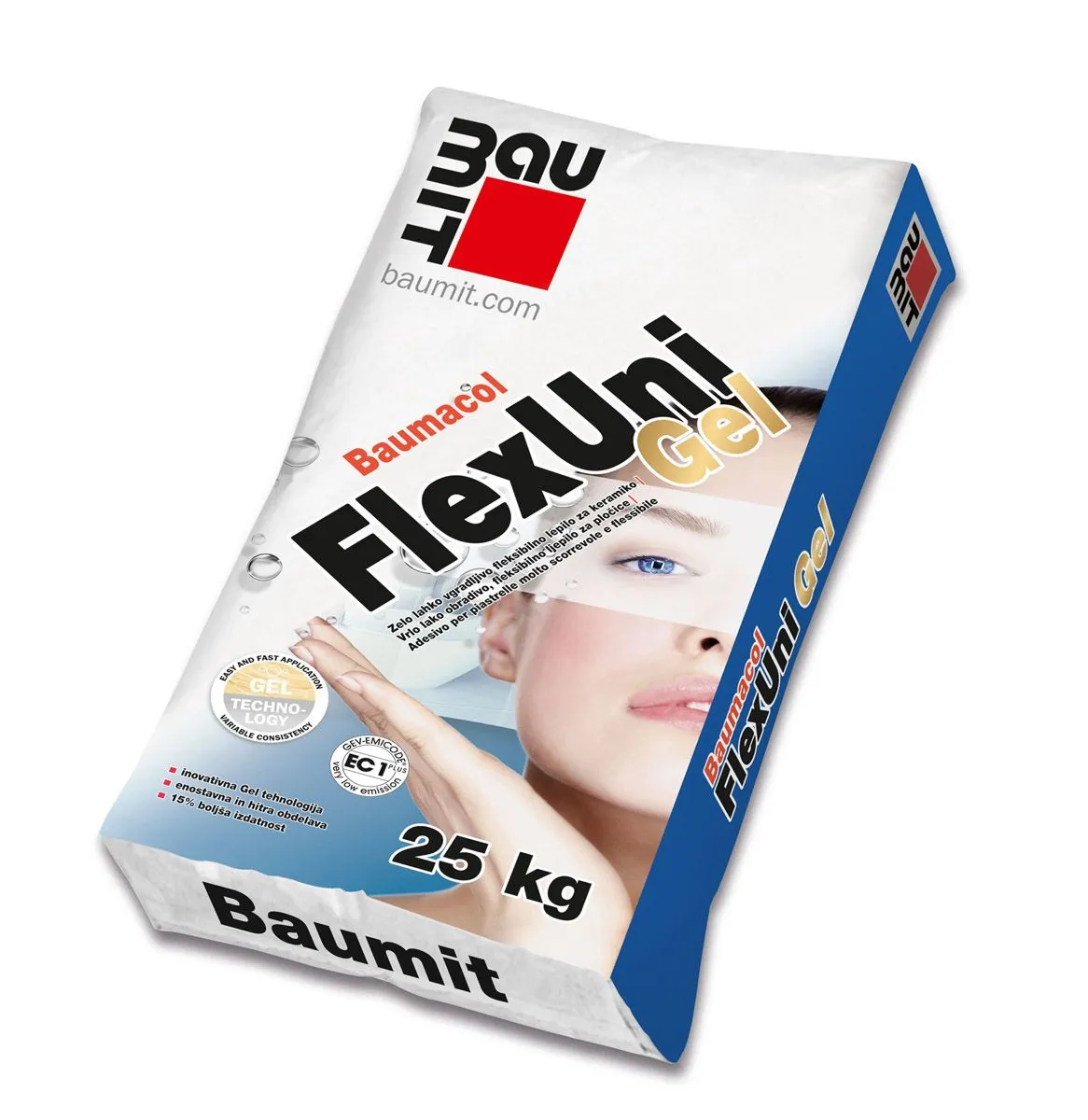 LEPILO ZA PLOŠČICE BAUMIT BAUMACOL FLEXUNI GEL 25 KG C2TE