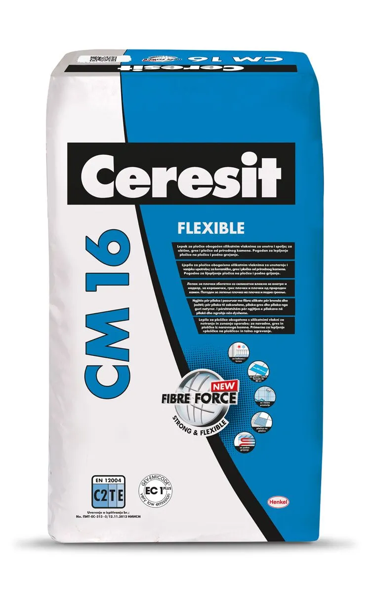 LEPILO ZA PLOŠČICE HENKEL CERESIT CM 16  25KG
