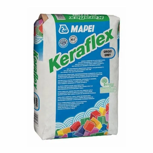LEPILO ZA PLOŠČICE MAPEI KERAFLEX SIVI ZERO 25KG C2TE