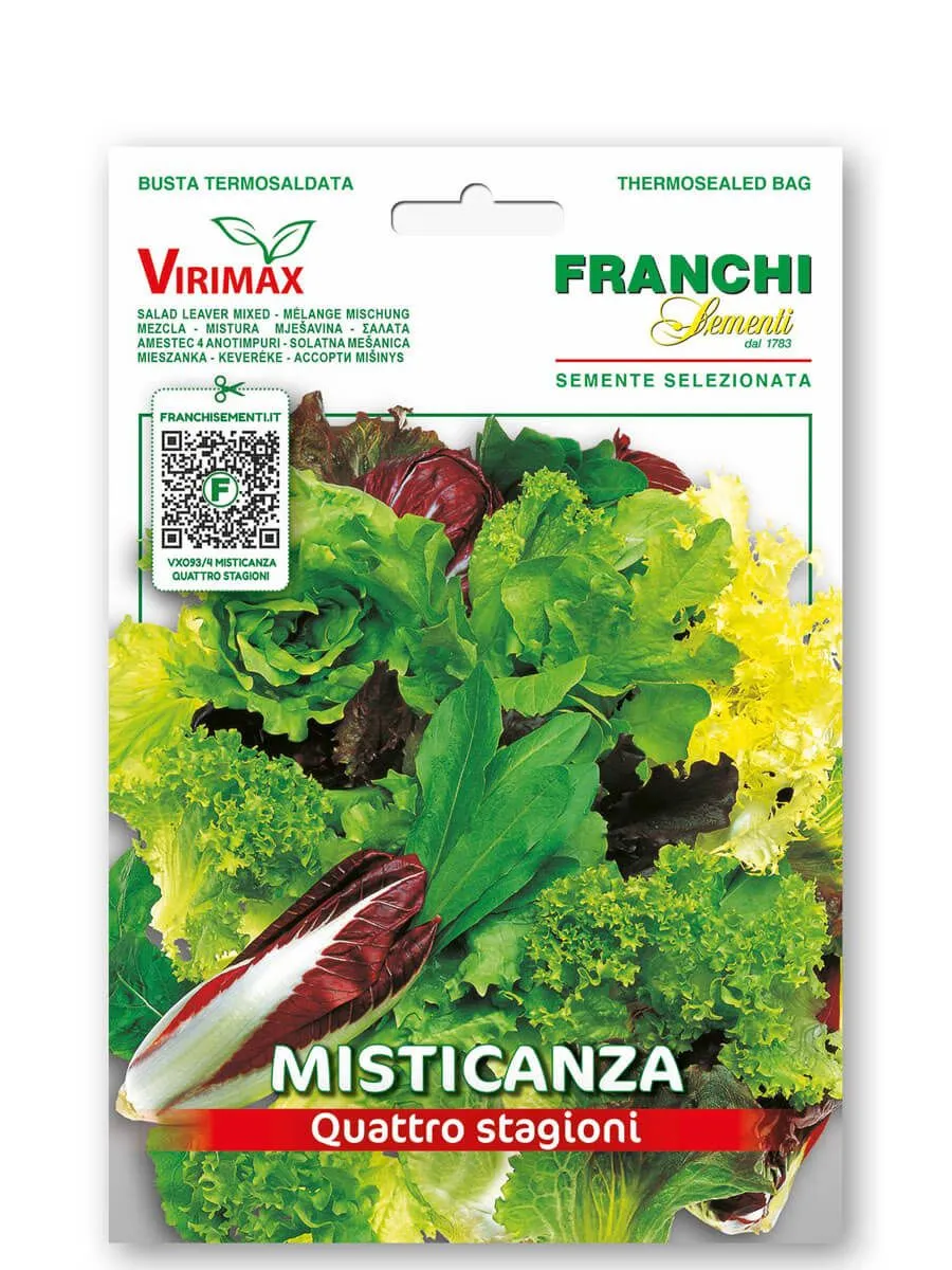 LISTNA ZELENJAVA FRANCHI SEMENTI SOLATA 4 LETNI ČASI MIX VXO 93/4