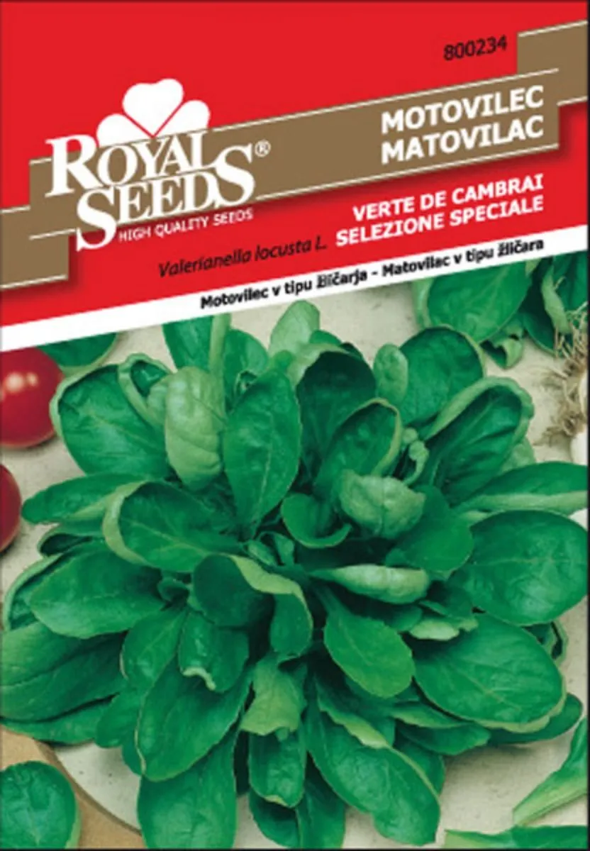 LISTNA ZELENJAVA ROYAL SEEDS MOTOVILEC VDC ŽLIČAR 234