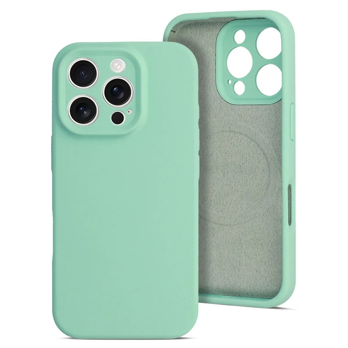MAT LIQUID SILIKONSKI OVITEK Z MAGSAFE ZA IPHONE 16 - MINT