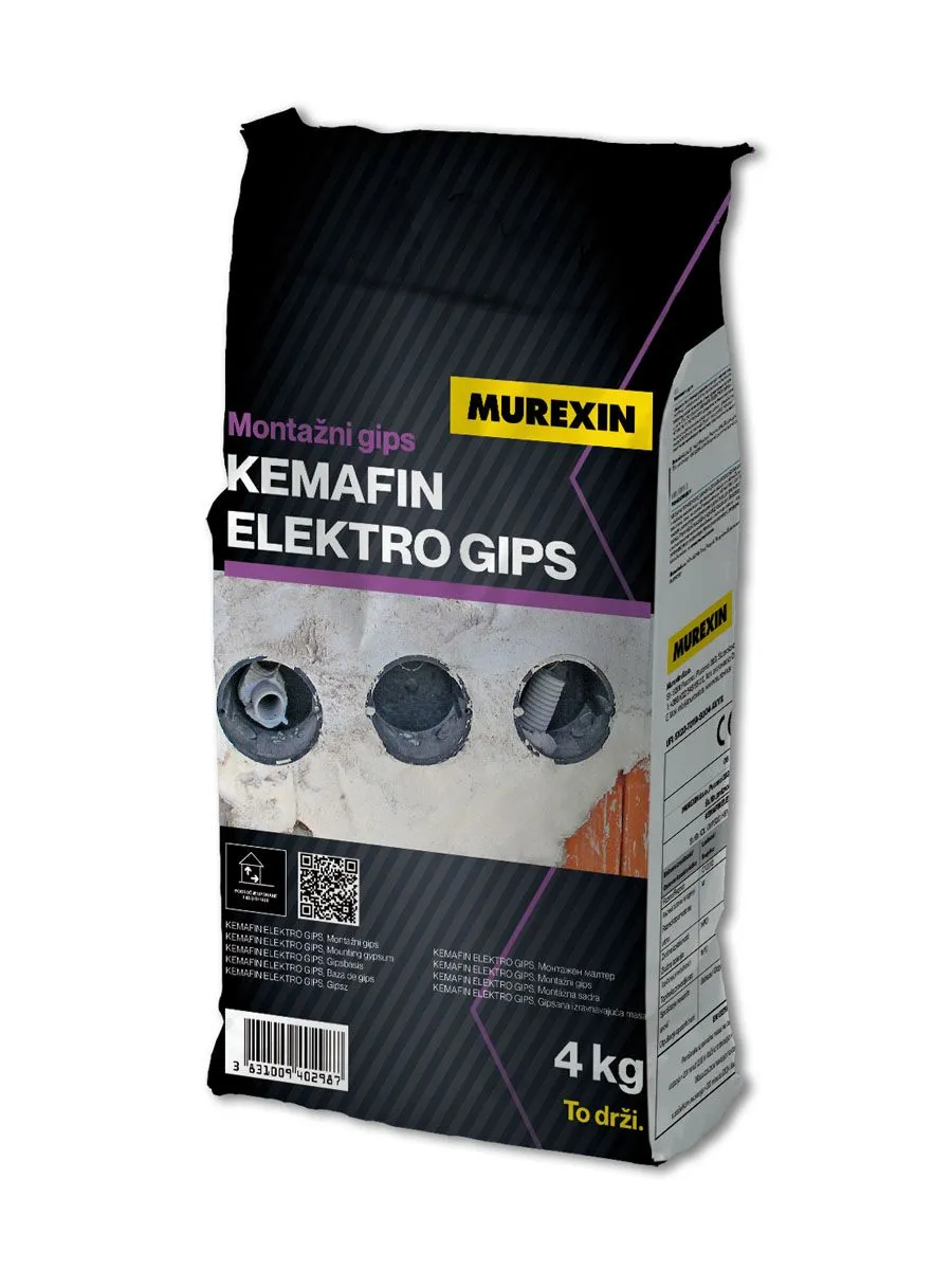 MAVEC - GIPS MUREXIN KEMAFIN ELEKTRO GIPS 4 KG