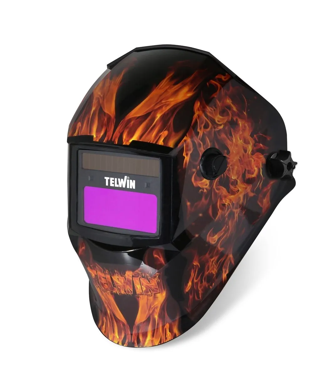 NAGLAVNA MASKA ZA VARILCE TELWIN STREAM FLAME ELEKTRONSKA MMA/MIG-MAG/TIG