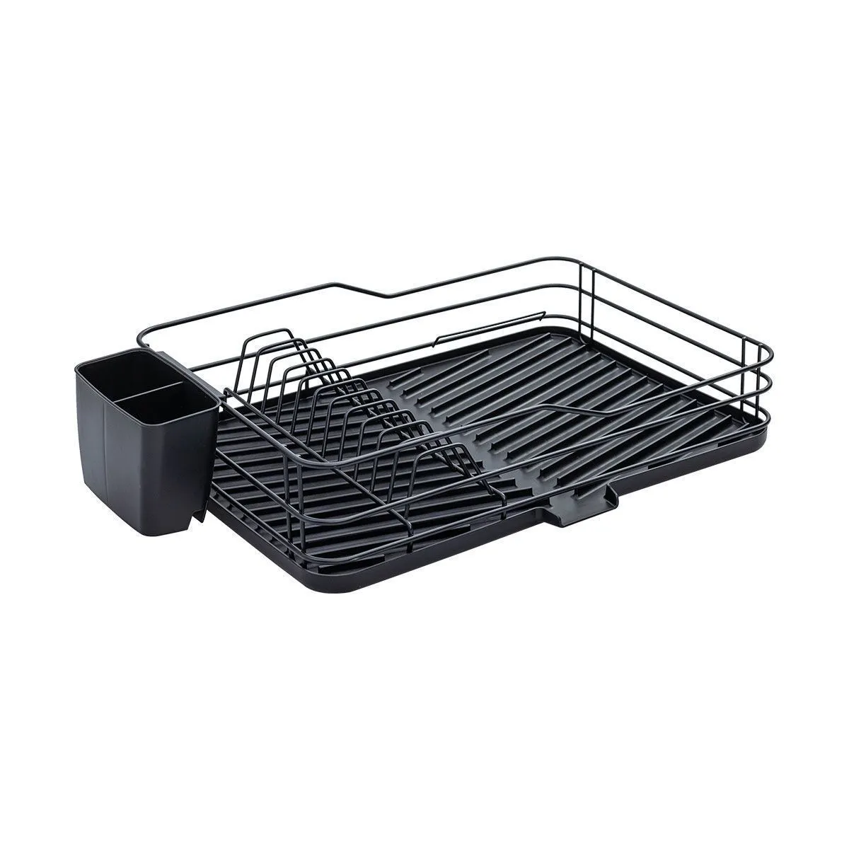 ODCEJALNIK ESTIA 43X31 CM ČRN SINGLE TIER METALLIC