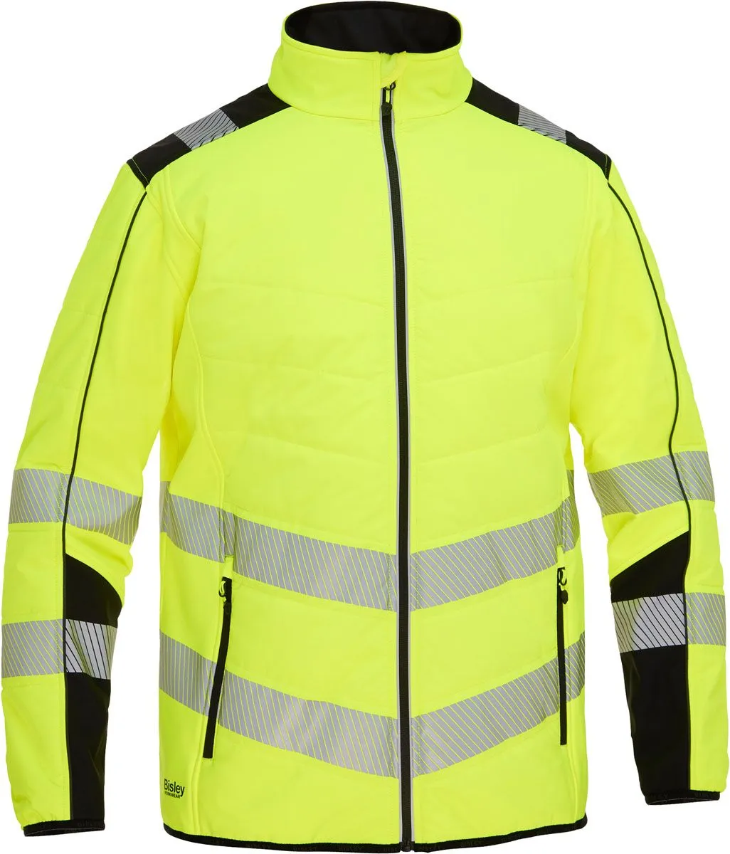 ODSEVNO OBLAČILO BISLEY JAKNA ROBEY SOFTSHELL RUMENA XL