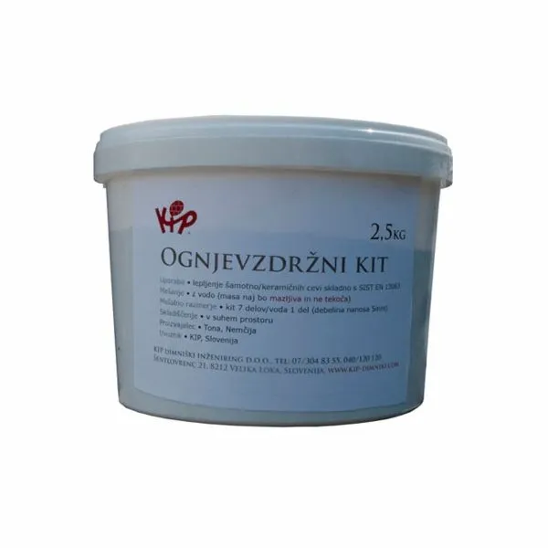OGNJEVZDRŽNI DODATEK KIP OGNJEVZDRŽNI KIT 2.5/1 VEDRO 2.5/1