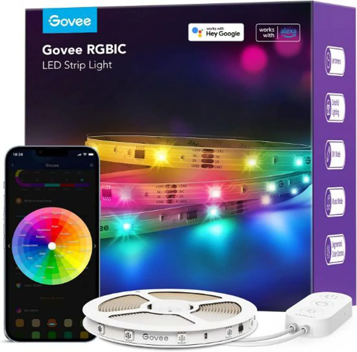 PAMETNI LED TRAK GOVEE RGBIC BASIC WI-FI+ BLUETOOTH 10M