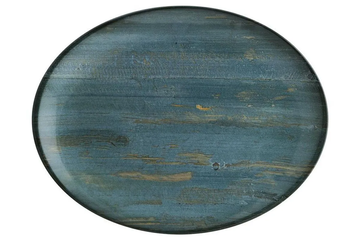 PLITVI KROŽNIK BONNA MADERA OVALNI 36CM 6 KOS