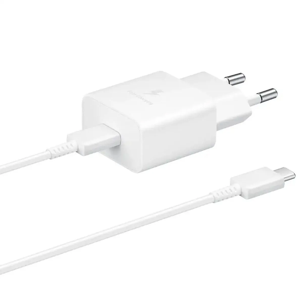 POLNILNIK ZA GSM SAMSUNG TYPE-C TO TYPE-C 15W ADAPTER+KABEL HITRI W