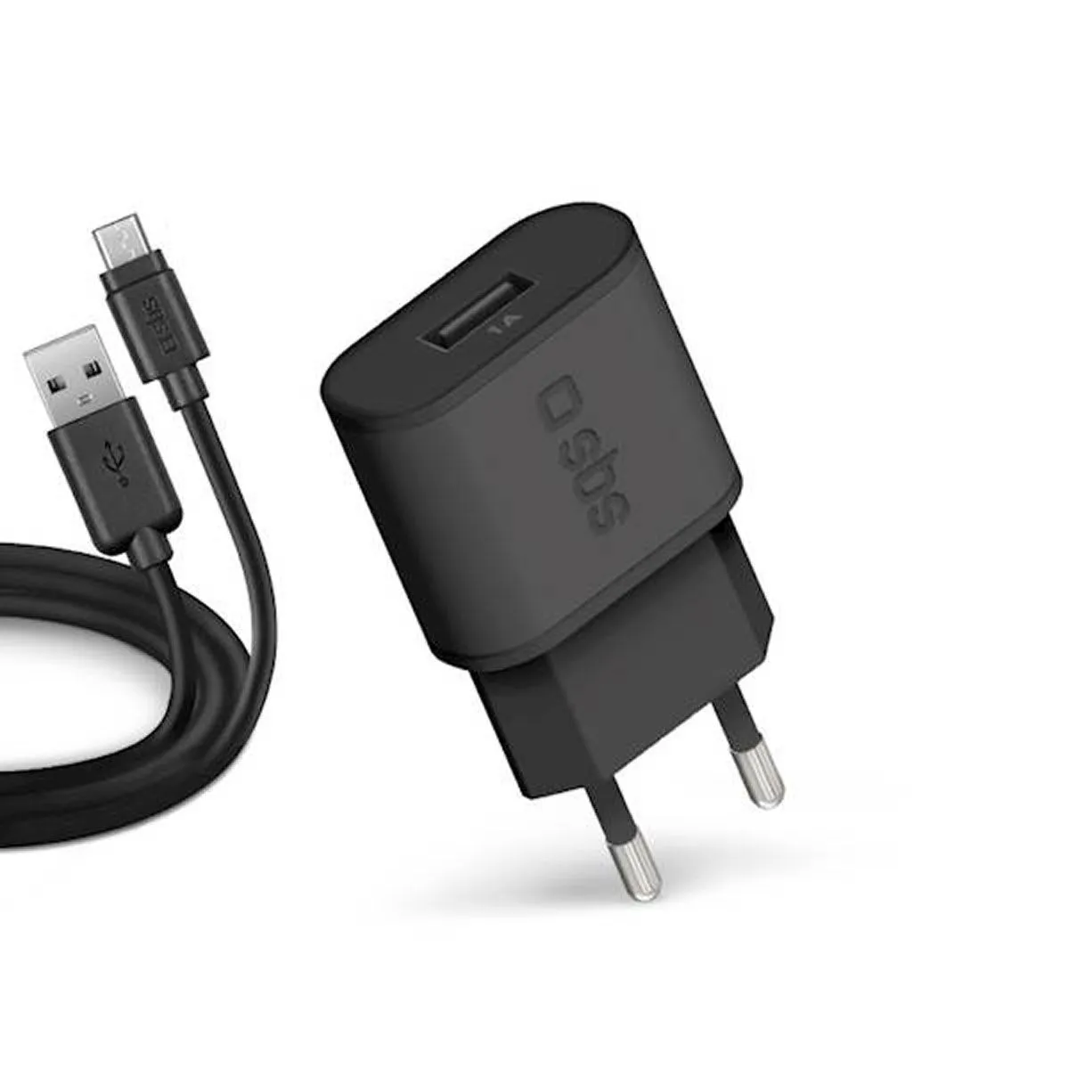 POLNILNIK ZA GSM SBS ADAPTER+KABEL MICRO USB 5W BLACK