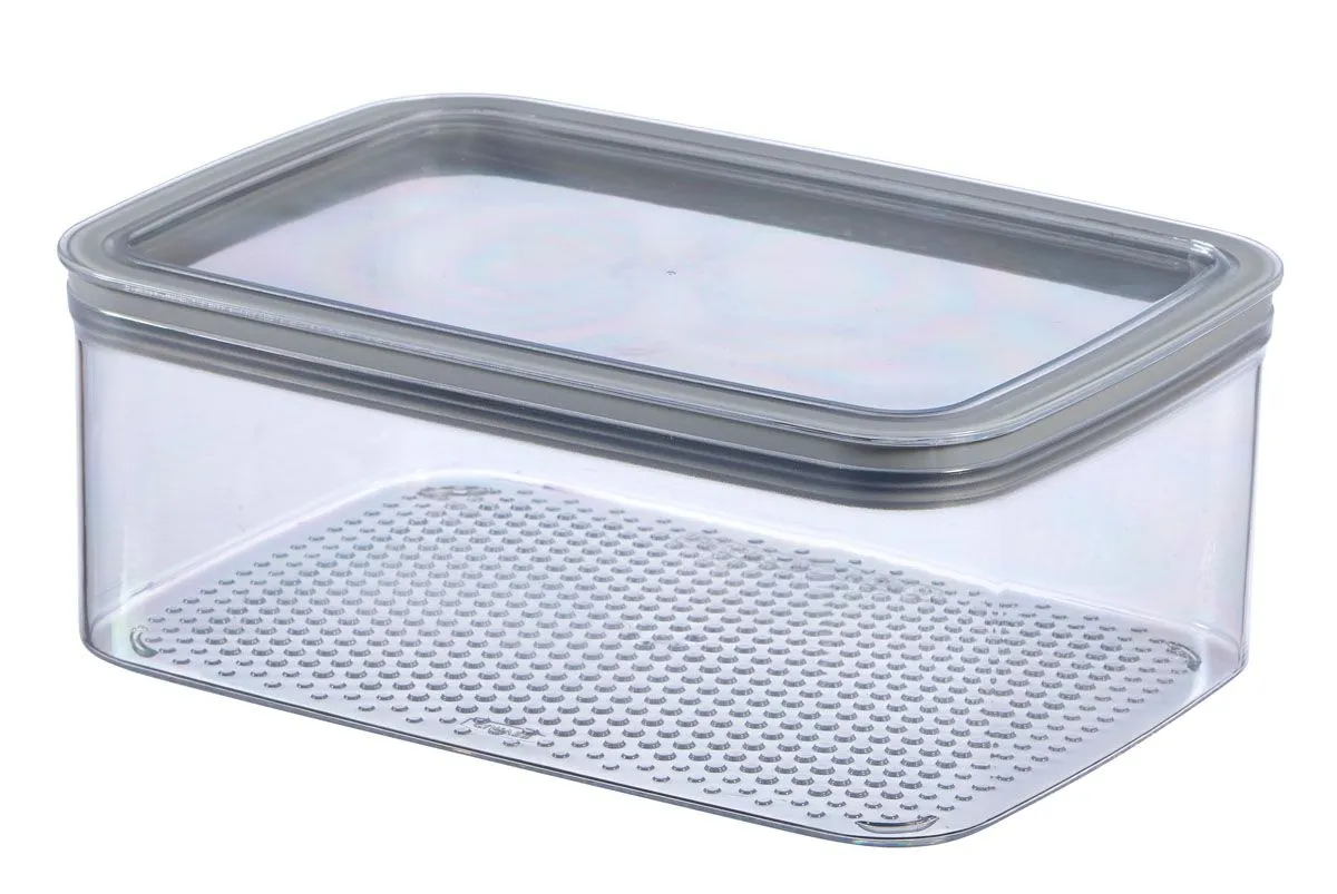 POSODA ZA SHRANJEVANJE CURVER 2.3 LIT DRY CUBE TRANSPARENT/SIVA