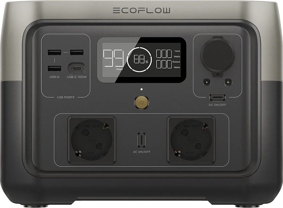 PRENOSNA POLNILNA POSTAJA ECOFLOW RIVER 2 MAX (512 WH)