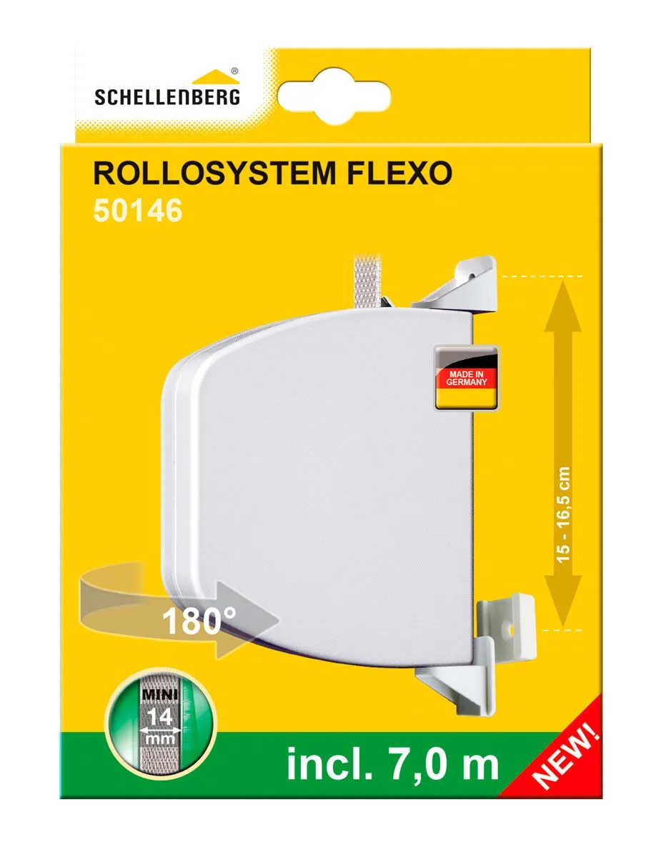 PRIBOR SCHELLENBERG NAVIJALEC ZA ROLETE FLEXO MINI 7M TRAK BEL