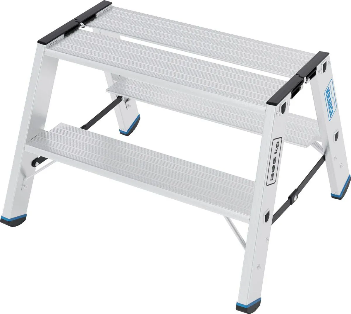 PROSTOSTOJEČA LESTEV STABILO PROFESSIONAL 135 XL 2X2 STOPNIC 225KG 600X300MM DV 2.5M
