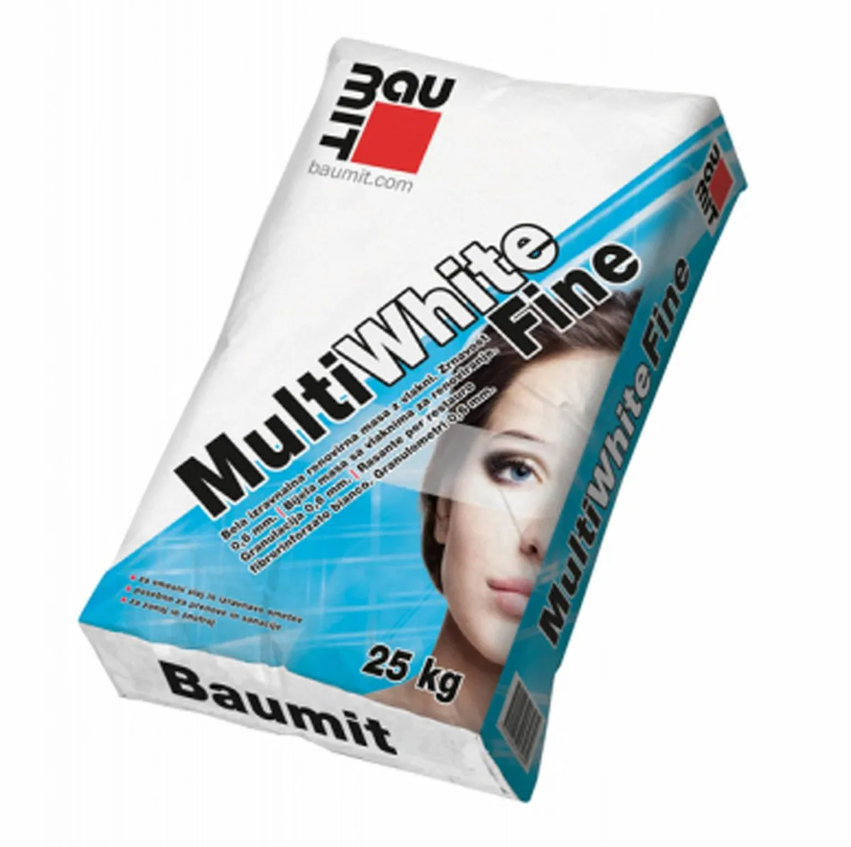 SANIRNI OMET BAUMIT MULTIWHITE FINE 25KG